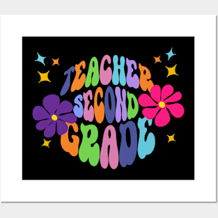 Second Grade Teacher Shirt, 2nd Grade Team, Second Grade Tshirt, Second Grade Tee, Second Grade, Back to School, second Grade Gift, Teach Posters and Art